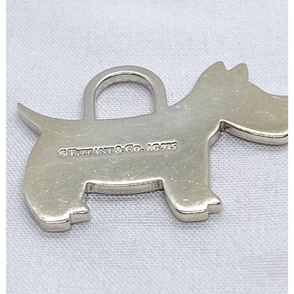 SOLD!!! Tiffany & Co Scottie Dog Charm Pendant in 925 Sterling Silver - Picture 6 of 8